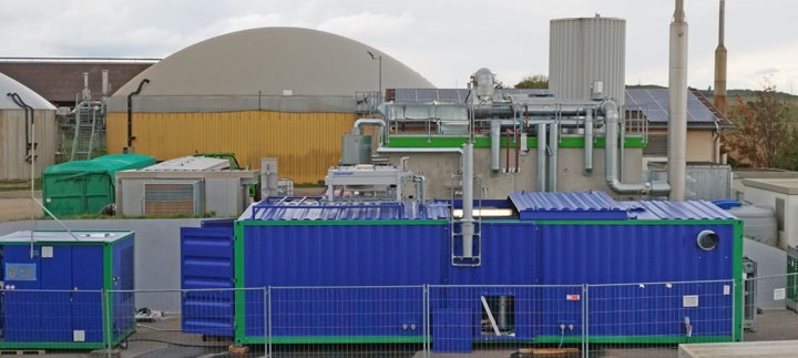 Naturenergie Glemstal Wasserstofferzeugung aus Gülle und Mist